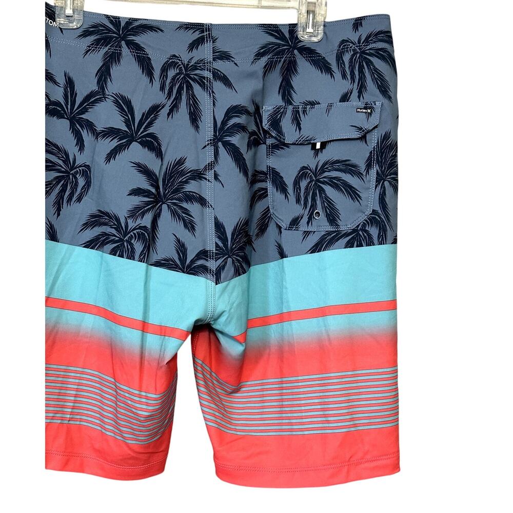 Hurley Board Shorts Palm Tree Phantom 4-Way Stretch Material Multicolor M 30 NWT - Picture 6 of 9